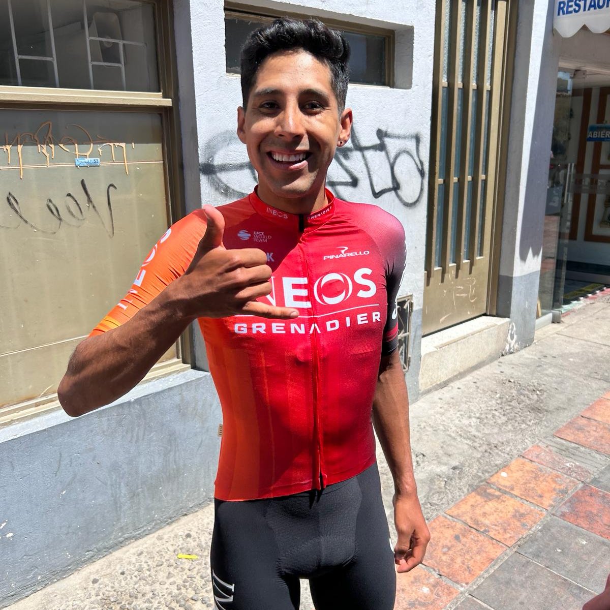 NetcompanyINEOS's tweet photo. Congrats @_brandon_2103 on a superb TT to finish second at  #NacionalesRuta2024 and get his season off to a flyer! 🤙🥈🇨🇴

@Eganbernal finished sixth to make it two Grenadiers in the top 10, chapeau Dani Martinez who won the TT title 👊 https://t.co/BQ7KPyrwMz