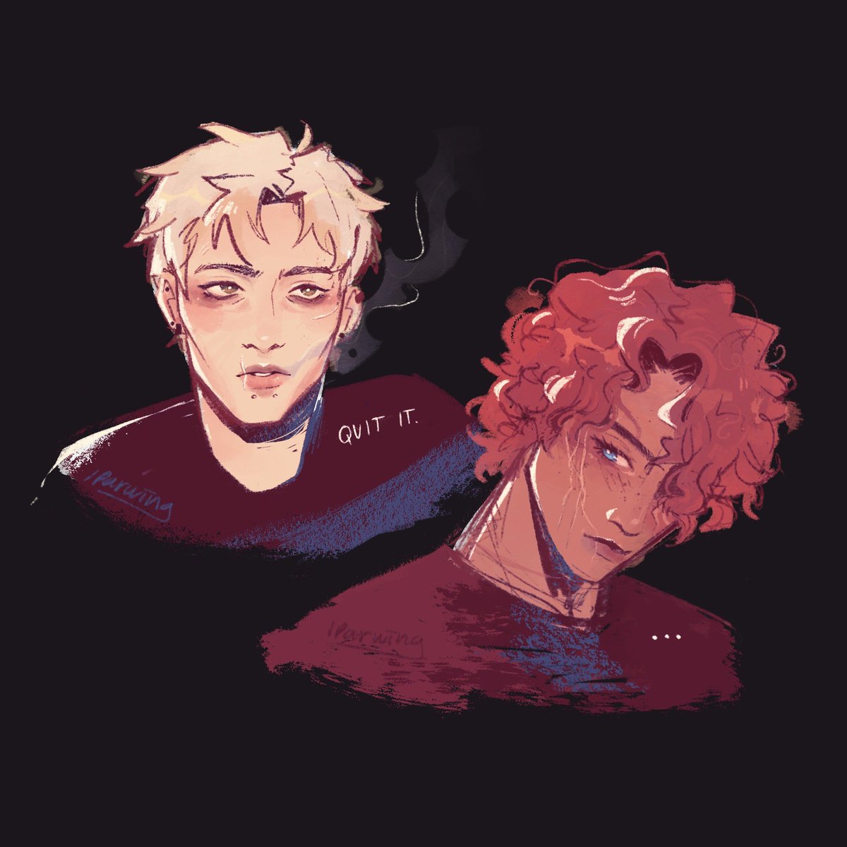 … you’re staring 🚭 #andreil #aftg
