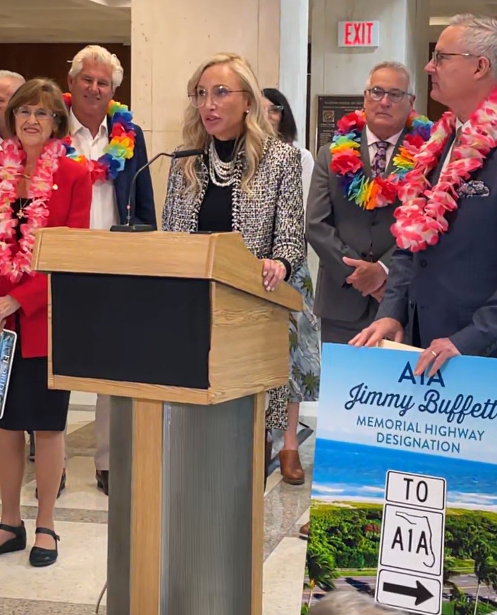 Lauren Book (@leaderbookfl) on Twitter photo Now that <a href="/jimmybuffett/">Jimmy Buffett</a> is off searchin’ for his lost shaker of salt, I am deeply honored to be sponsoring an effort to rename Florida’s coastal State Road A1A the “Jimmy Buffett Memorial Highway” in honor of the late legendary Floridian. Jimmy’s mark on music, culture, and our Now that <a href="/jimmybuffett/">Jimmy Buffett</a> is off searchin’ for his lost shaker of salt, I am deeply honored to be sponsoring an effort to rename Florida’s coastal State Road A1A the “Jimmy Buffett Memorial Highway” in honor of the late legendary Floridian. Jimmy’s mark on music, culture, and our