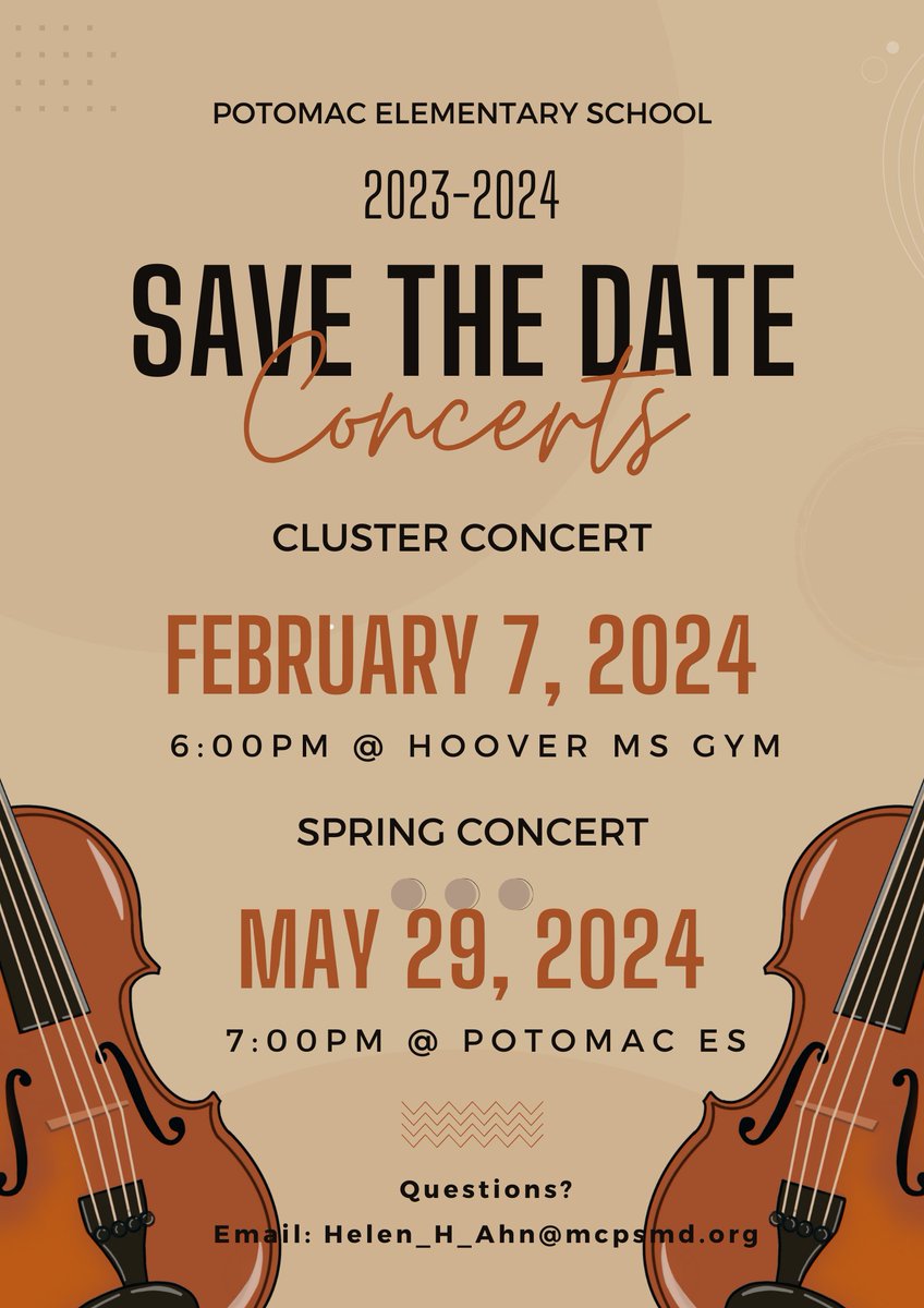 Looking forward to reuniting with our former students and Potomac Mustangs Alumni at the Hoover MS cluster concert on February 7th! Join us for a delightful musical experience. <a href="/potomacmustangs/">@potomacmustangs</a>