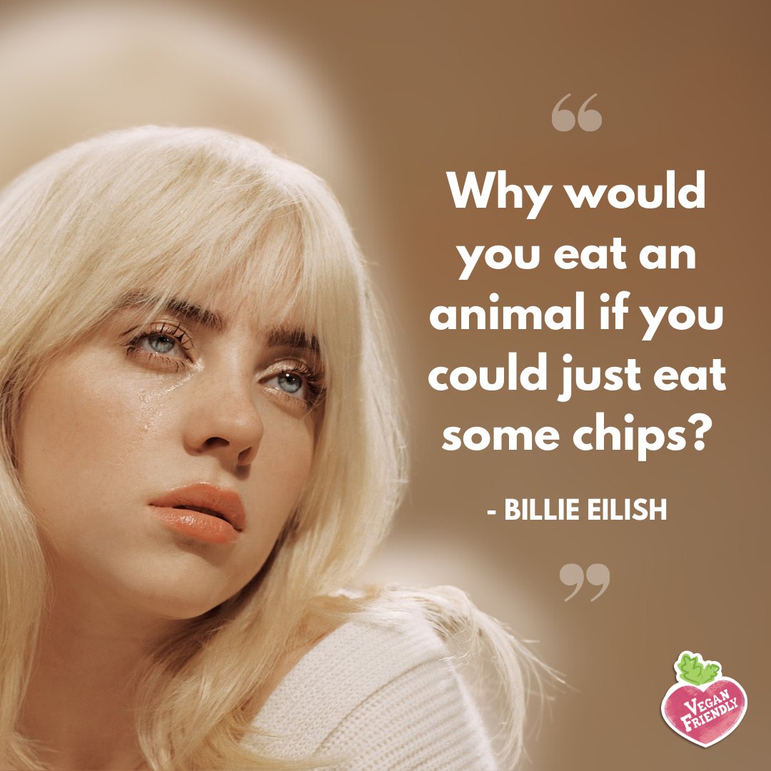 How true is this?? 🍟💘

Like this post if you agree with vegan queen <a href="/billieeilish/">billie eilish</a> 🙌🏼