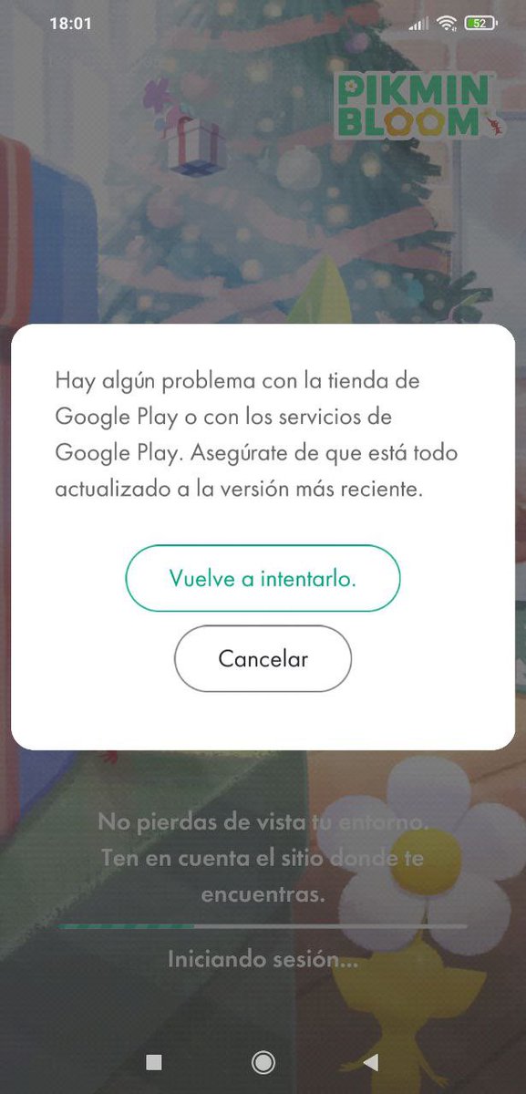 SRM_7's tweet photo. @PikminBloom @GoogleES alguna solución? Porque hasta ayer iba todo sin problemas. https://t.co/YlKcLWOnil