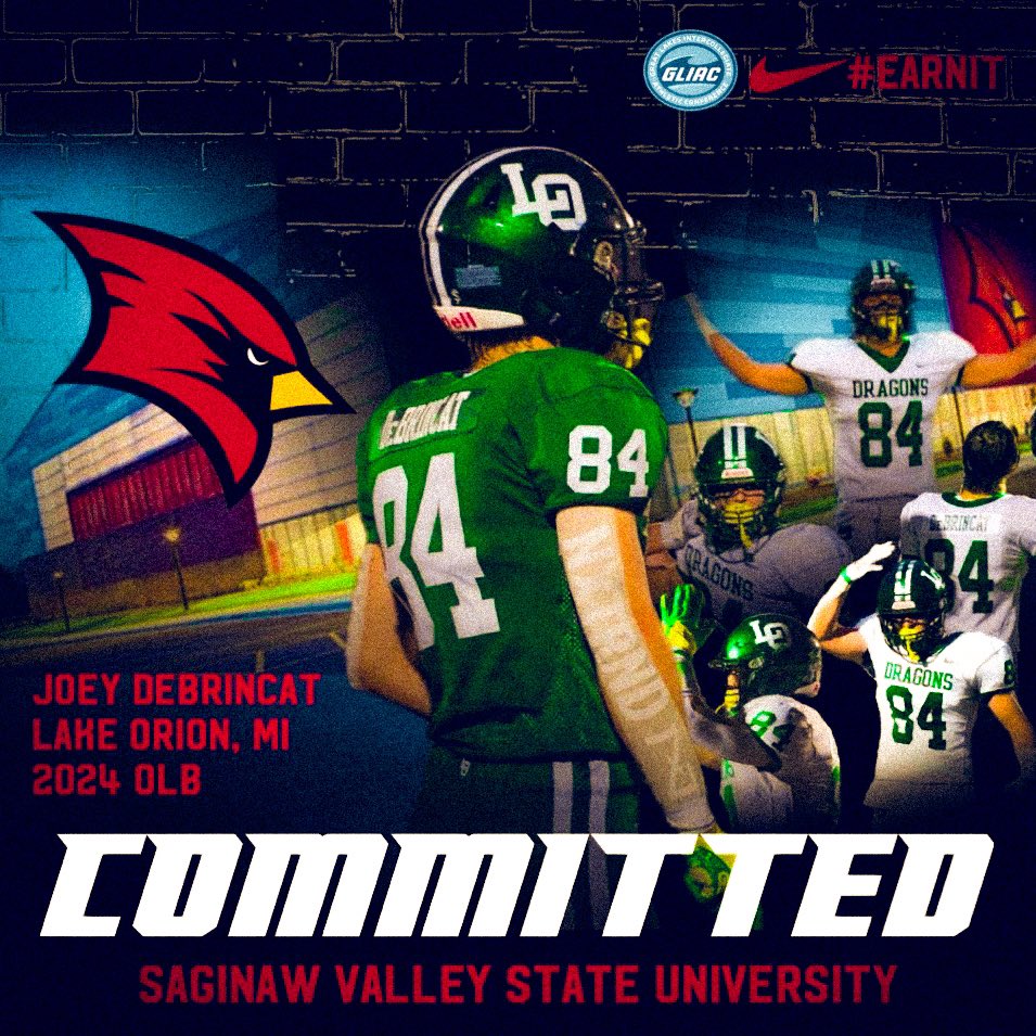 Joey DeBrincat 🦦 (@joey_debrincat) on Twitter photo COMMITTED‼️<a href="/svsu_football/">SVSU Football</a>
#EARNIT 🎯
<a href="/rbrady1313/">Ryan Brady</a> @PrudhommeSVSU
<a href="/RisingStars6/">Rising Stars Academy</a> <a href="/TheD_Zone/">The D Zone</a> COMMITTED‼️<a href="/svsu_football/">SVSU Football</a>
#EARNIT 🎯
<a href="/rbrady1313/">Ryan Brady</a> @PrudhommeSVSU
<a href="/RisingStars6/">Rising Stars Academy</a> <a href="/TheD_Zone/">The D Zone</a>
