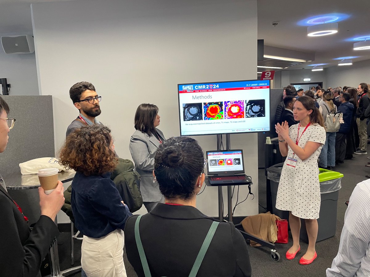 Thanks #CMR2024 for the chance to present my work looking at Takotsubo syndrome and parametric mapping! @RDMOxford