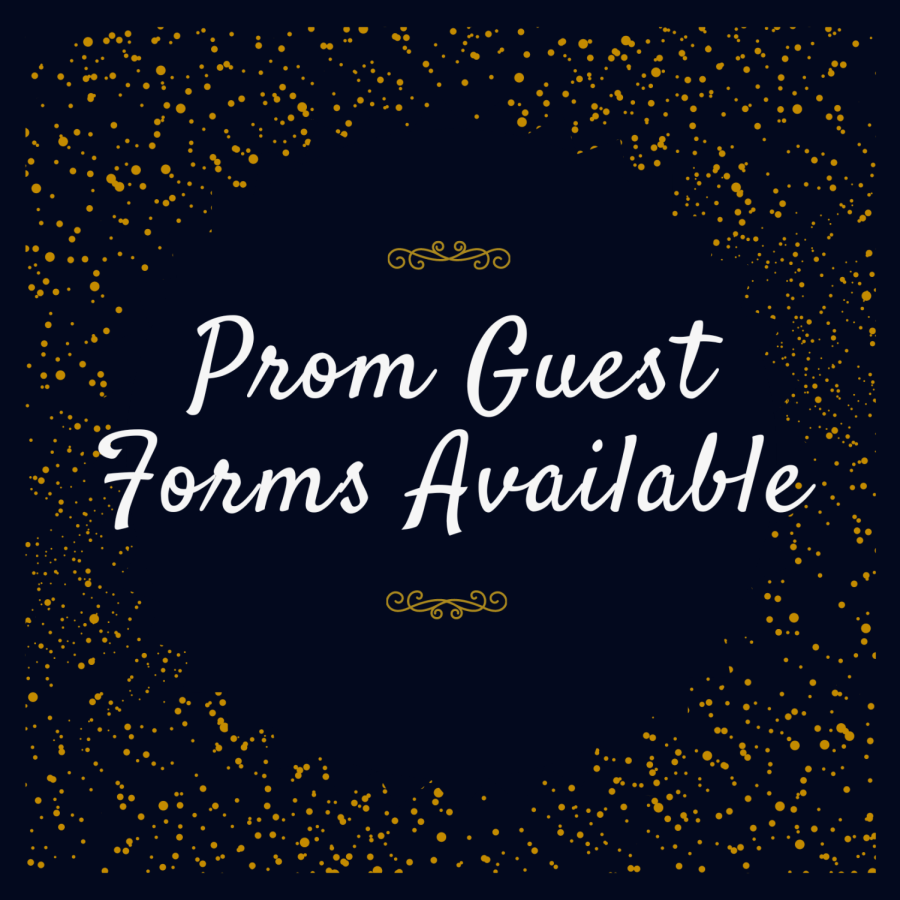 Juniors and Seniors - Prom guest forms are now available! You can pick up a form in the main front office or the APs suite. The deadline to return completed forms is March 7th @ 4:00 PM.