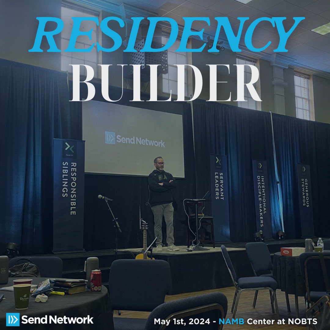 The Residency Builder is a workshop designed to help you build an intentional process for training qualified leaders to be church planters. It is a collaborative experience to help leaders discover and develop their unique plan for equipping potential planters. #wearesendnetwork