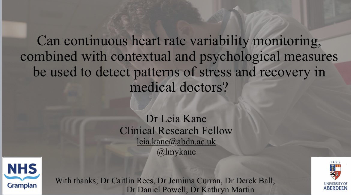 An absolute pleasure to spend a few days with academic primary care colleagues in Carnoustie and of course I’ll take the opportunity to bash on about HRV, stress and recovery!!