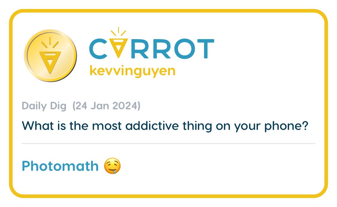 digcarrot's tweet image. Yesterday’s Top Daily Dig! #dailydig