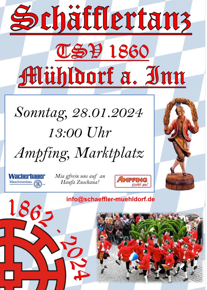 Nicht vergessen: #schaefflertanz #ampfing #bayern