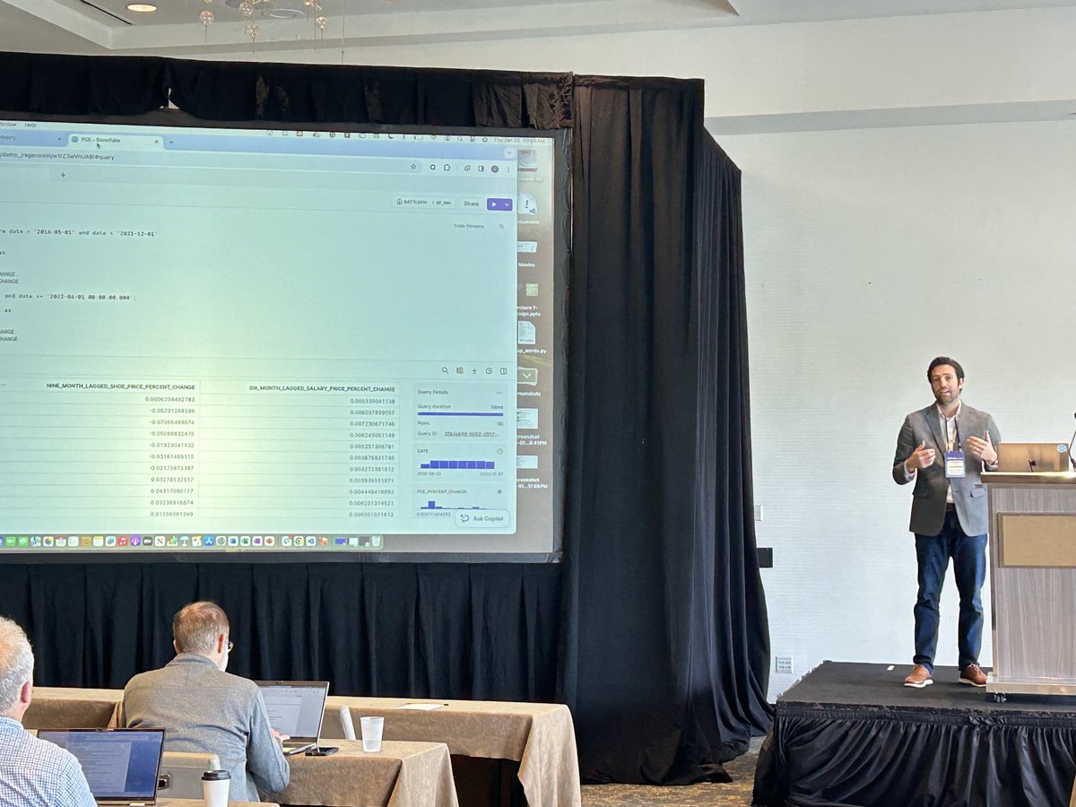 VK_Data's tweet image. Today at @battlefinmiami, @rgaisford  teamed up with @CybersynInc  to talk about how they were able to combine VK's Refined data from the @SnowflakeDB  Marketplace with additional data sets to improve the accuracy of their data model. #battlefin #discoverydaymiami  #datamodels