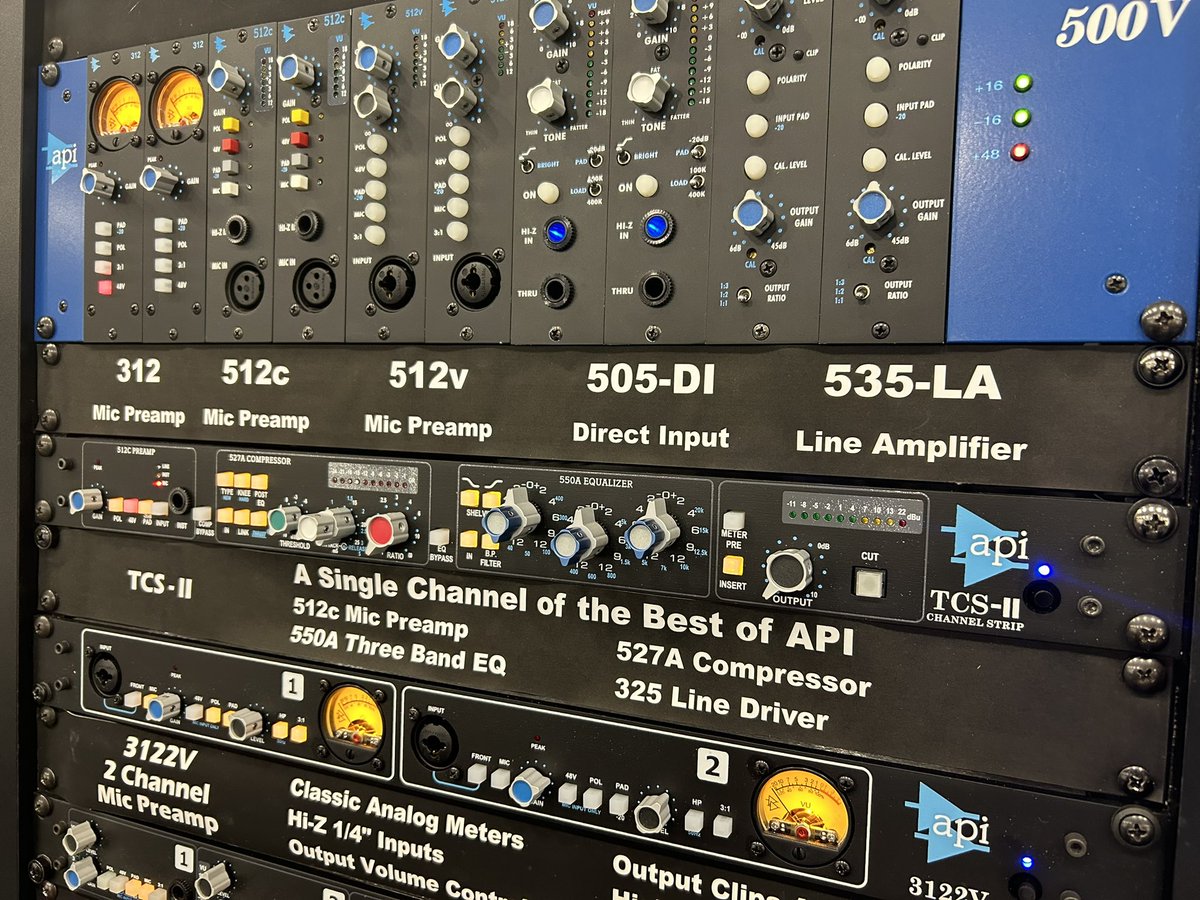 First stop of Day One is the @ThisIsAPIaudio booth! We’re excited to check out the new TCS-II Channel Strip, 5500, 550A, and 560: bit.ly/APINAMM24