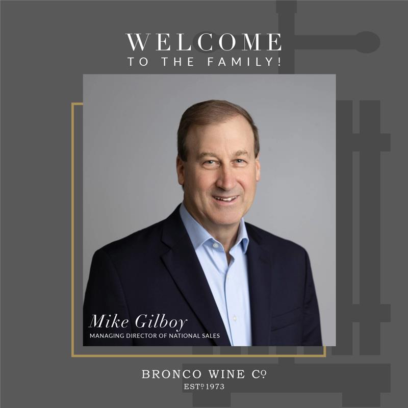 ✨We are thrilled to announce the appointment of Mike Gilboy to the role of Managing Director of National Sales. Welcome to the family! prn.to/3SaKIbY #broncowineco