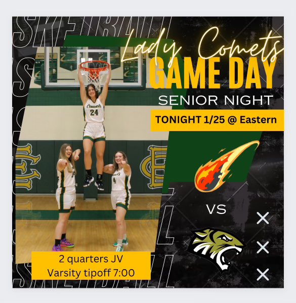Come out and support the seniors. These girls have been amazing student athletes the past four years. Come out as we honor them after the Jv game is over. Should be around 6:30.