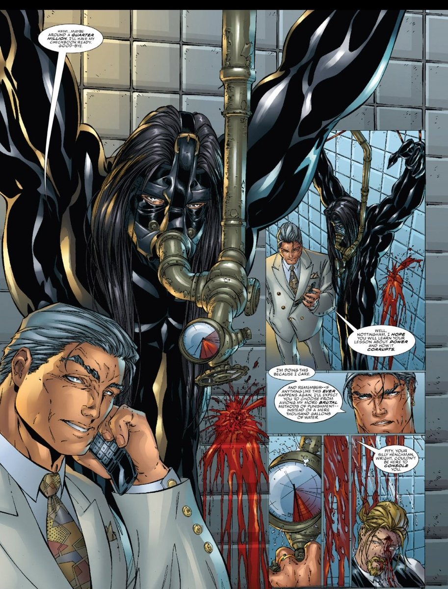 DailyTurnerArt's tweet photo. Witchblade #5 pgs 6 & 7 (1996), inks by D-Tron, colors by J.D. Smith, letters by Dennis Heisler
@TopCow #witchblade #KennethIrons #IanNottingham #MichaelTurner https://t.co/D8BmuQnIKy