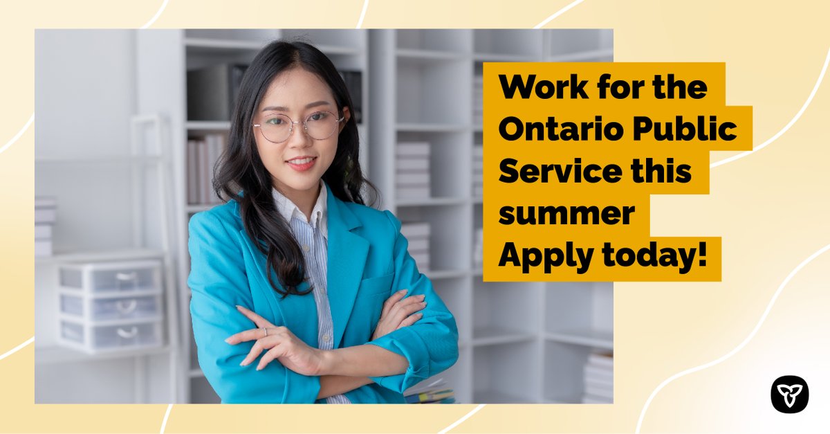 Hey, students! We want to help add to your resume. 📄 Our Summer Employment Opportunities program provides students like you with valuable experience and the chance to expand your network! Take the next step in your career. Apply today: ontario.ca/SummerStudents