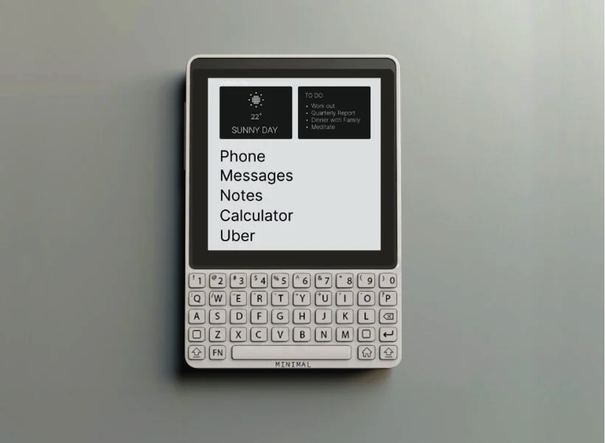 stupidDOPE's tweet photo. Meet The Minimal Phone, a sleek innovation by The Minimal Company that’s rewriting the rules of smartphone engagement. Tired of the glaring screens and restless nights induced by traditional smartphones?…
The… https://t.co/8J0amt42by #ElectronicsTech #Latest #5Gtechnology https://t.co/xRwCAGAfky