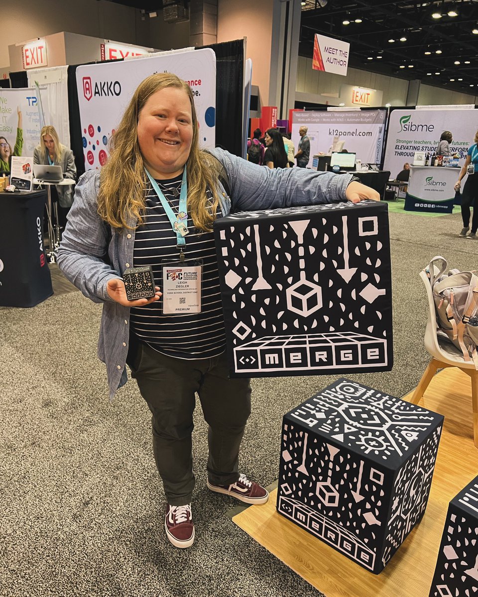 Put learning in their hands! So cool! 😎 #MergeCube #FETC