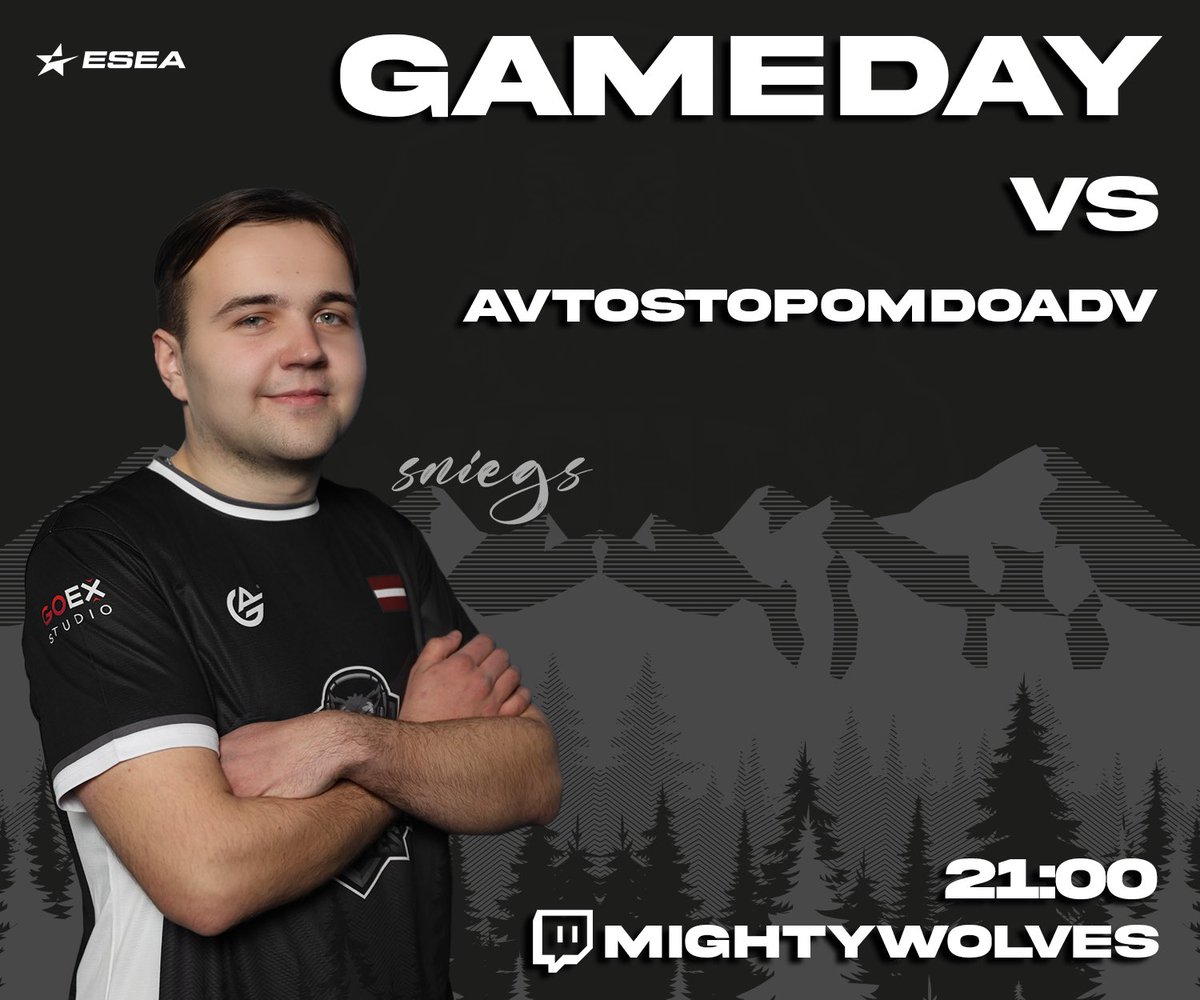 🔥Turpinam ESEA sezonu! 

Šodien tiekamies ar Avtostopomdoadv komandu! 

📺Tiekamies jau pavisam drīz twitch.tv/mightywolves