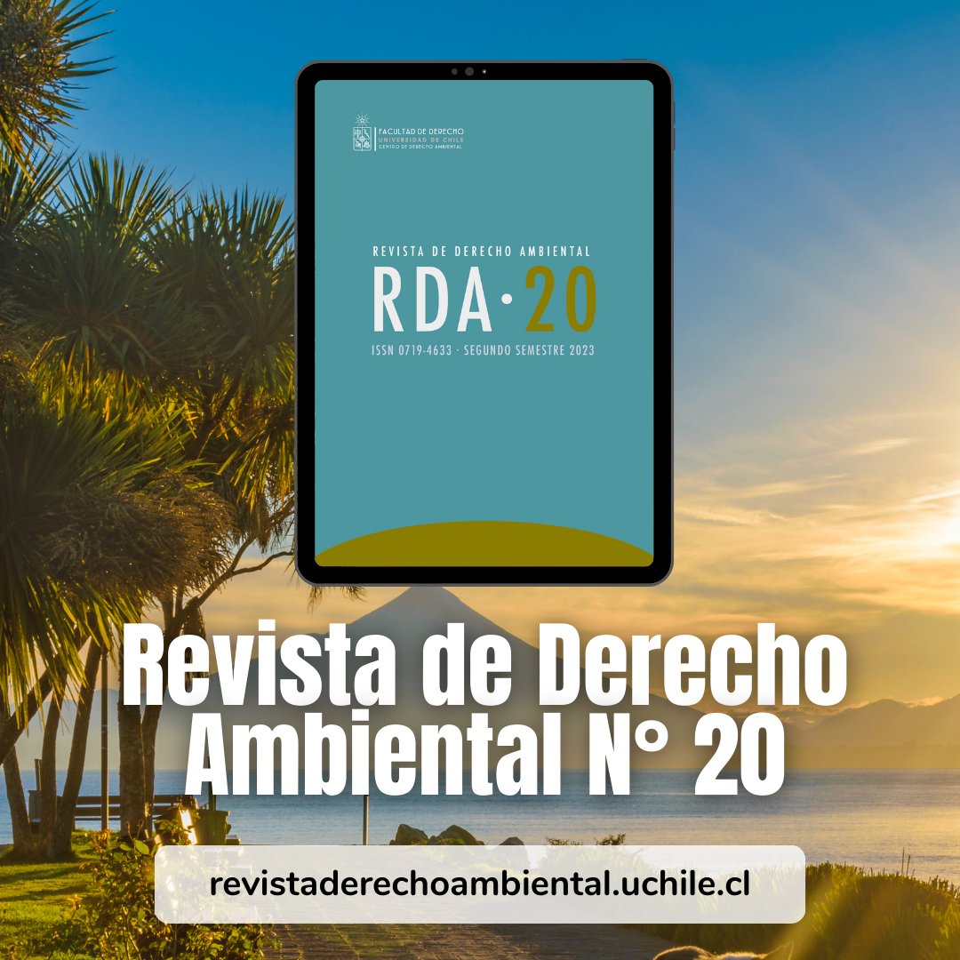 📗 Presentamos el último artículo de la #RevistaDeDerechoAmbiental N° 20: «La #ConsultaIndígena de proyectos de inversión en el Sistema de Evaluación de Impacto Ambiental», escrito por Mg. <a href="/NSilvaValenzuel/">Nic Silver</a> y por Mg. <a href="/CJARAV/">Camilo Jara Villalobos</a>: revistaderechoambiental.uchile.cl/index.php/RDA/…