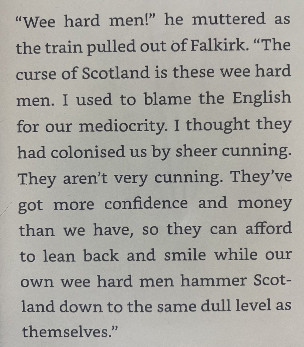 Smicht's tweet photo. Rereading Alasdair Gray. This, from 1982 Janine, still sums up where Scotland’s at. https://t.co/RmKMz3sAgL