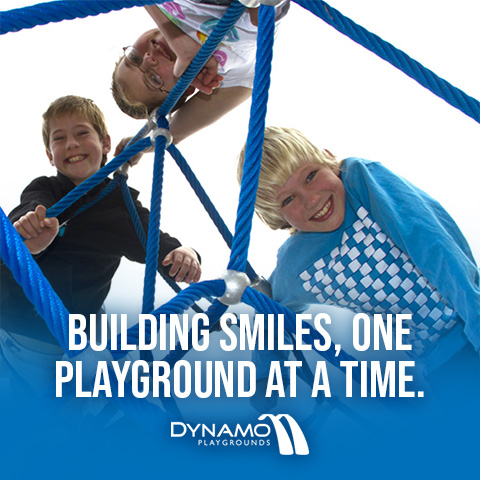 At Dynamo Playgrounds, smiles = success. Visit dynamoplaygrounds.com to learn more about our designs and to get started on your next playground project today!