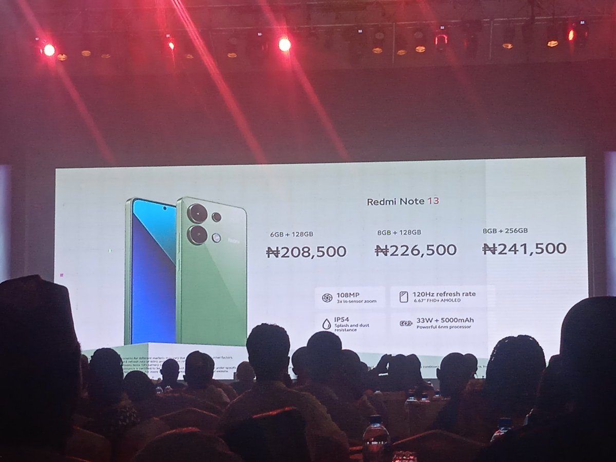 Ijeke_De_iii's tweet photo. Thanks @XiaomiNigeria for the wonderful moments and beautiful memories to always look back on and open for a greater future together🥰 #RedmiNote13LaunchEvent #EveryShotIconic https://t.co/kwNv8MrlhQ