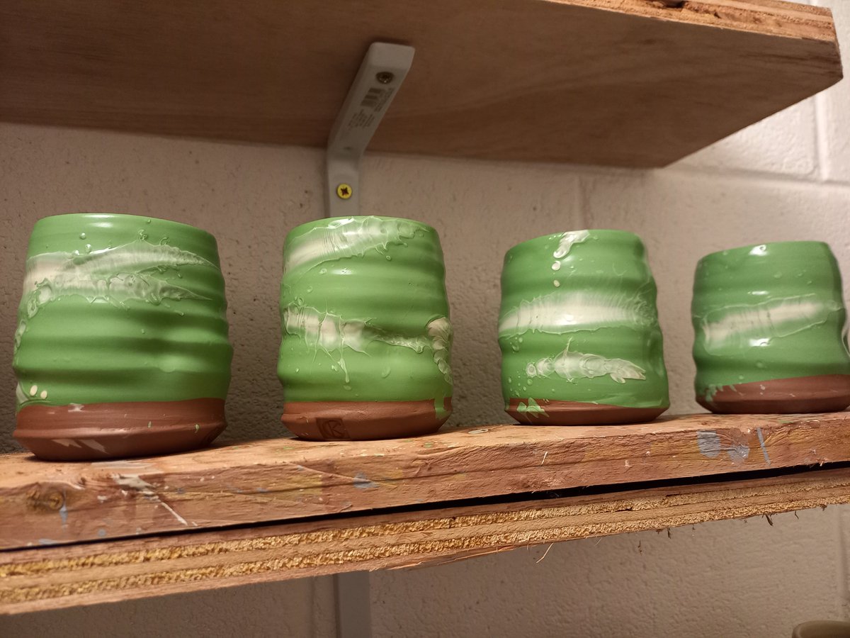 Kevin Callaghan (@callaghankev) on Twitter photo New spring collection here <a href="/visit_donegal/">Visit Donegal</a>.
Beautiful green with white gestural marks.
#pottery
#Irish
#design
#craft New spring collection here <a href="/visit_donegal/">Visit Donegal</a>.
Beautiful green with white gestural marks.
#pottery
#Irish
#design
#craft