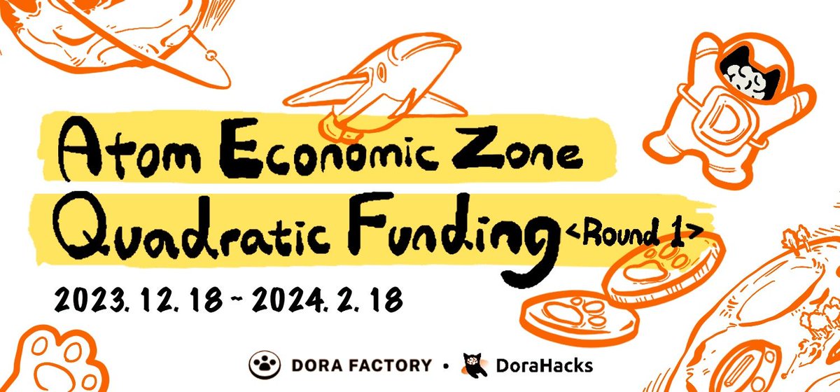 Time to reveal: introducing 8 grantee teams in the #AEZ Quadratic Grant Round 1, some of the best public good projects in the <a href="/Cosmos/">Cosmos - The Interchain ⚛️</a> ecosystem.
(And now #quadraticfunding is open for the supporters! dorahacks.io/aez )

Meet the grantees in 🧵👇