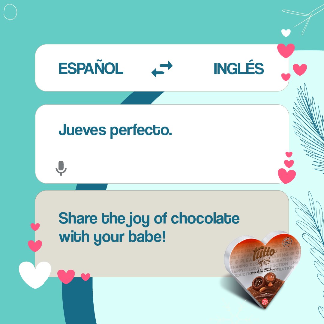 This Thursday, let's celebrate love with chocolate in preparation for Valentine's Day! Share the sweetness with your loved ones. 🍫💖 #RomanticThursday #Valentine'sDay #LoveWithChocolate.