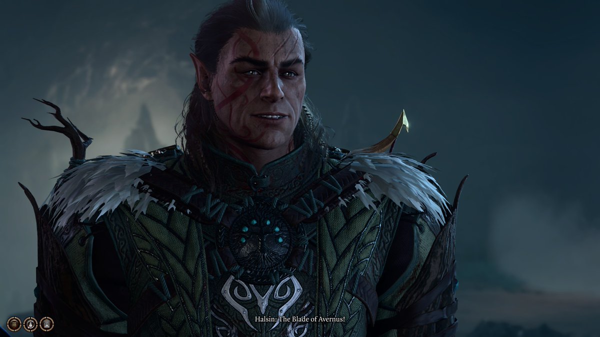 blatherings's tweet photo. Halsin's supportive comments on his companions' actions warms my heart... He's like a proud dad, especially at the end of Wyll's quest... 🥹 https://t.co/bJhSUI8M8o