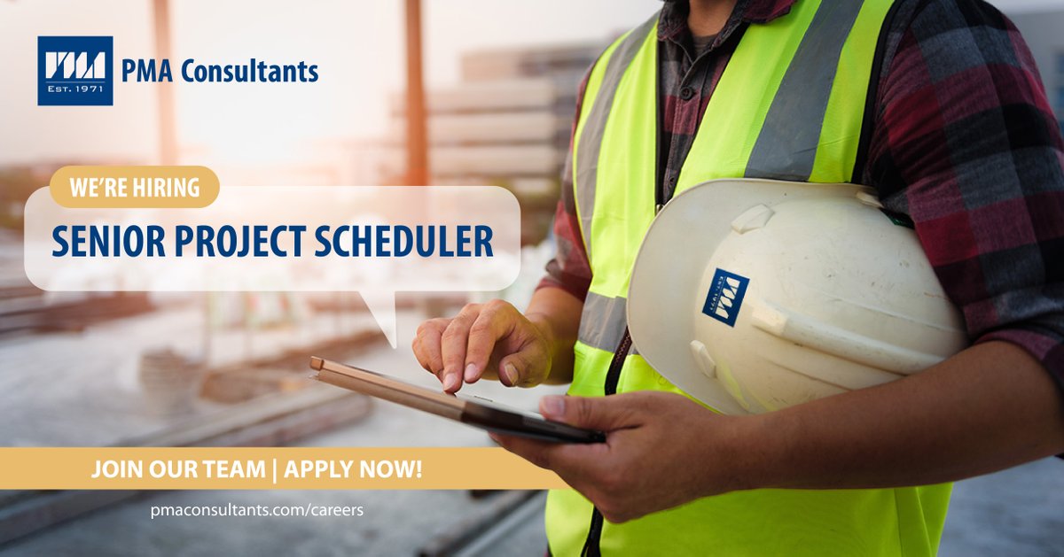 PMAConsultants's tweet image. Do you have experience developing, reviewing, reporting, and supervising construction schedules? Join PMA as a Senior Project Scheduler for an exclusive assignment in Bronx, NY. Apply now! bit.ly/47OcPDw #projectscheduler #hiring #jobsearch #jobopening #employment