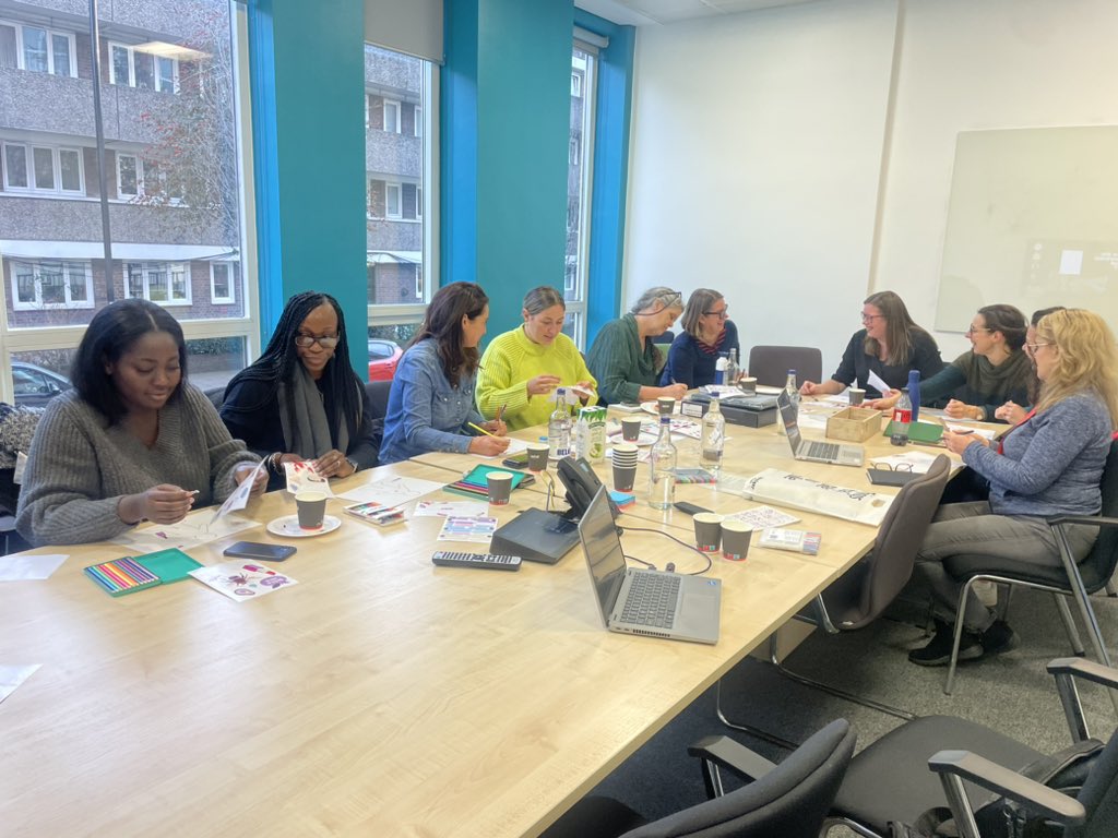 Final day of workshops <a href="/CityUniLondon/">Anna</a> with midwifery practice partners and these rockstar midwifery continuity of care team from St Bartholomew’s Hospital London