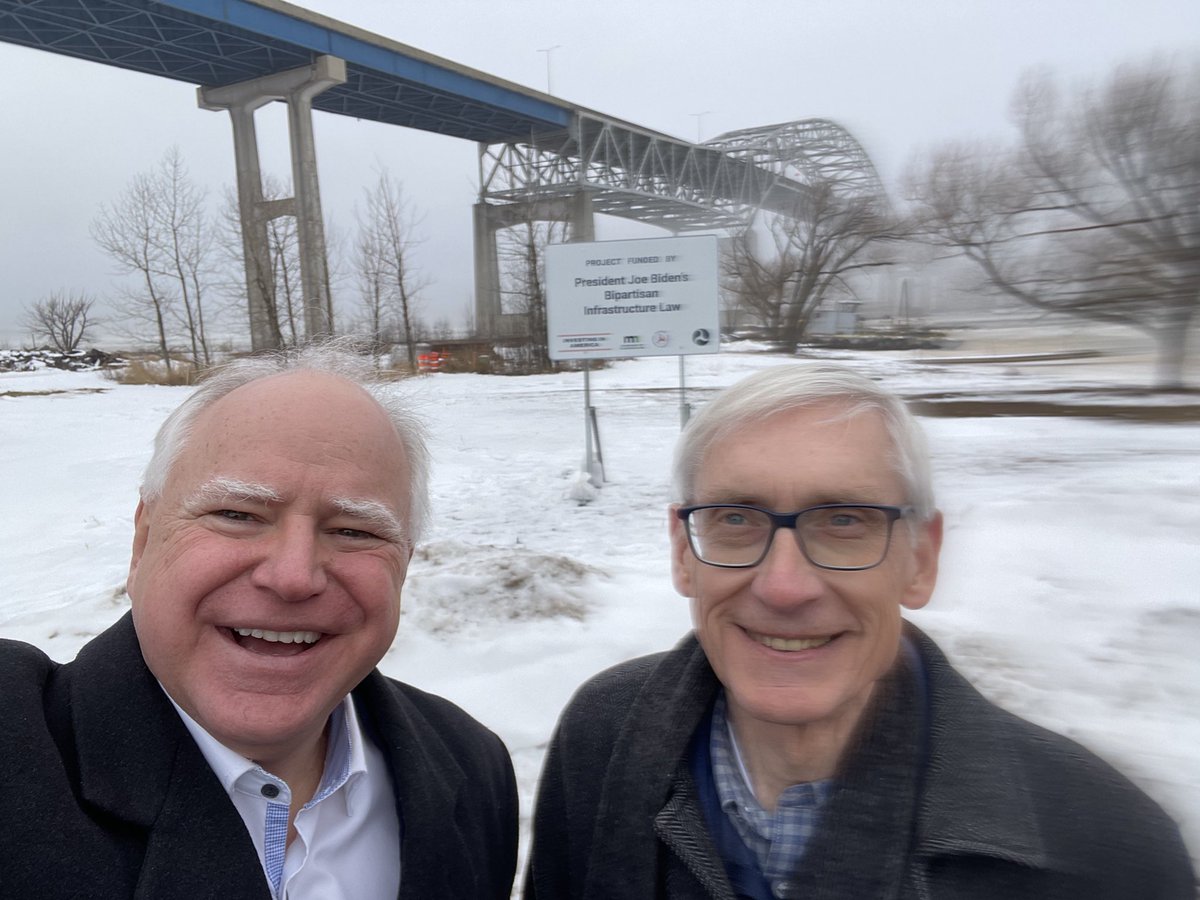 Bridges bring people together —that’s why we build them. And this bridge has brought us together. Minnesota and Wisconsin. Democrats and Republicans. People who voted for the bridge and people who didn’t.