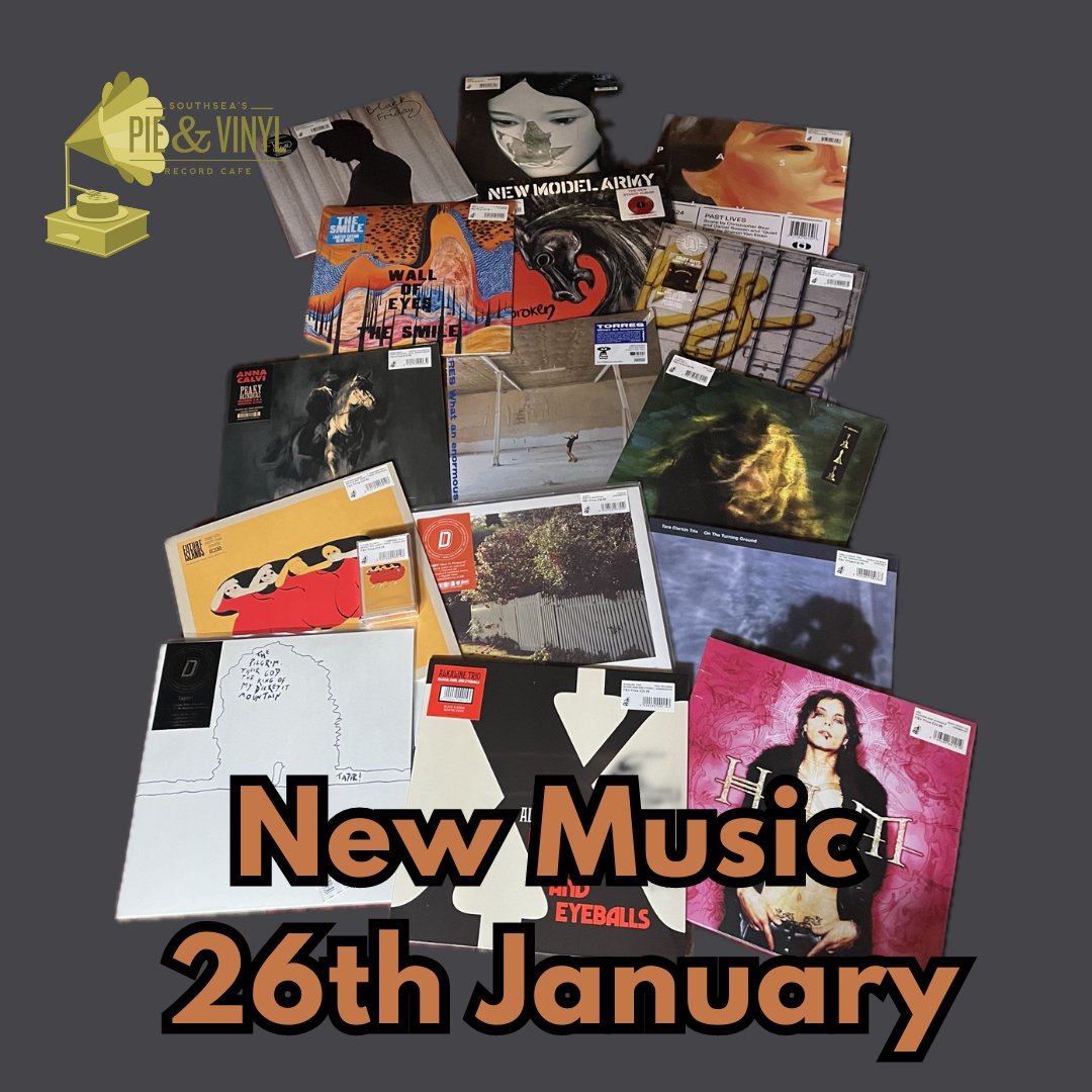 PieVinyl's tweet photo. New Music Released 26th January 2024
Glorious new music to sink our ears in to!!!
Head to the site and catch up...
https://t.co/briowRQwy6
See you tomorrow at 11am!
#indies #supoortlocal #recordstore #records #newmusic #reissues #vinyl #southsea #pieandvinyl #pie https://t.co/otPaJzToRS
