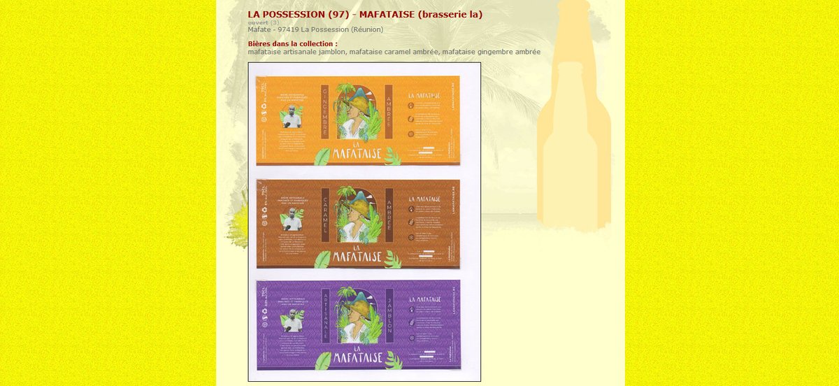 La brasserie Mafataise brasse à Mafate ! beuhbababeercollection.com/bierpage/outre… #bbC #bière #étiquettes #collection #brasserie #microbrasserie #outremer #reunion #mafataise #mafate #lapossession #randonnees