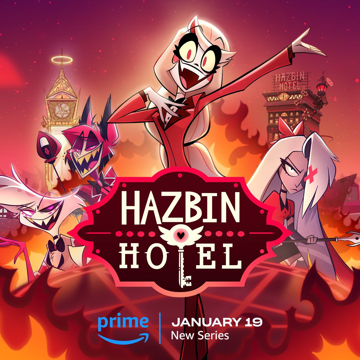 WhiskeyStreams's tweet photo. I’m so excited to announce that TOMORROW at about 9:30pm GMT I’ll be hosting a #HazbinHotelWatchParty for episodes 5 &amp; 6!

Huge thanks to @FANologyPV &amp; @PrimeVideo for the wonderful opportunity to share this amazing series with my community!

#ad #hazbinhotel @HazbinHotel https://t.co/Br8PiX249T