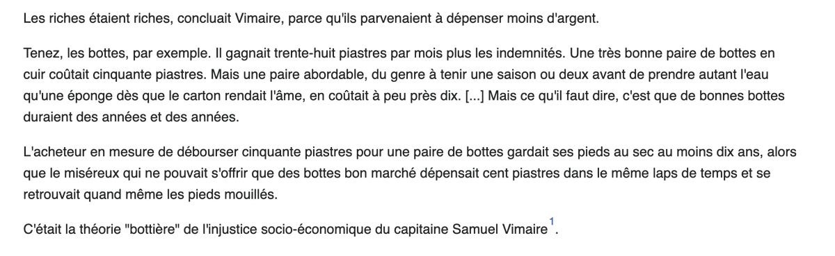SireRed's tweet photo. Pour reprendre la Théorie des Bottes de Terry Pratchett dans le Disque-Monde : https://t.co/EO0CXRKRri