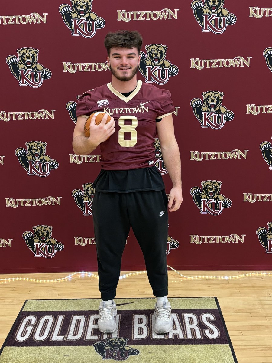 After a great visit and conversation with <a href="/KUHC_Clements/">Jim Clements</a> I am grateful to have received an offer from <a href="/KUBearsFootball/">Kutztown Football 🐻</a>. <a href="/CoachCella_KU/">Matt Cella</a> <a href="/CoachFargo_KUFB/">Eric Fargo</a> <a href="/CoachStephenWCE/">Coach Stephen</a> <a href="/WCEastFootball/">WC East Vikings Football</a>