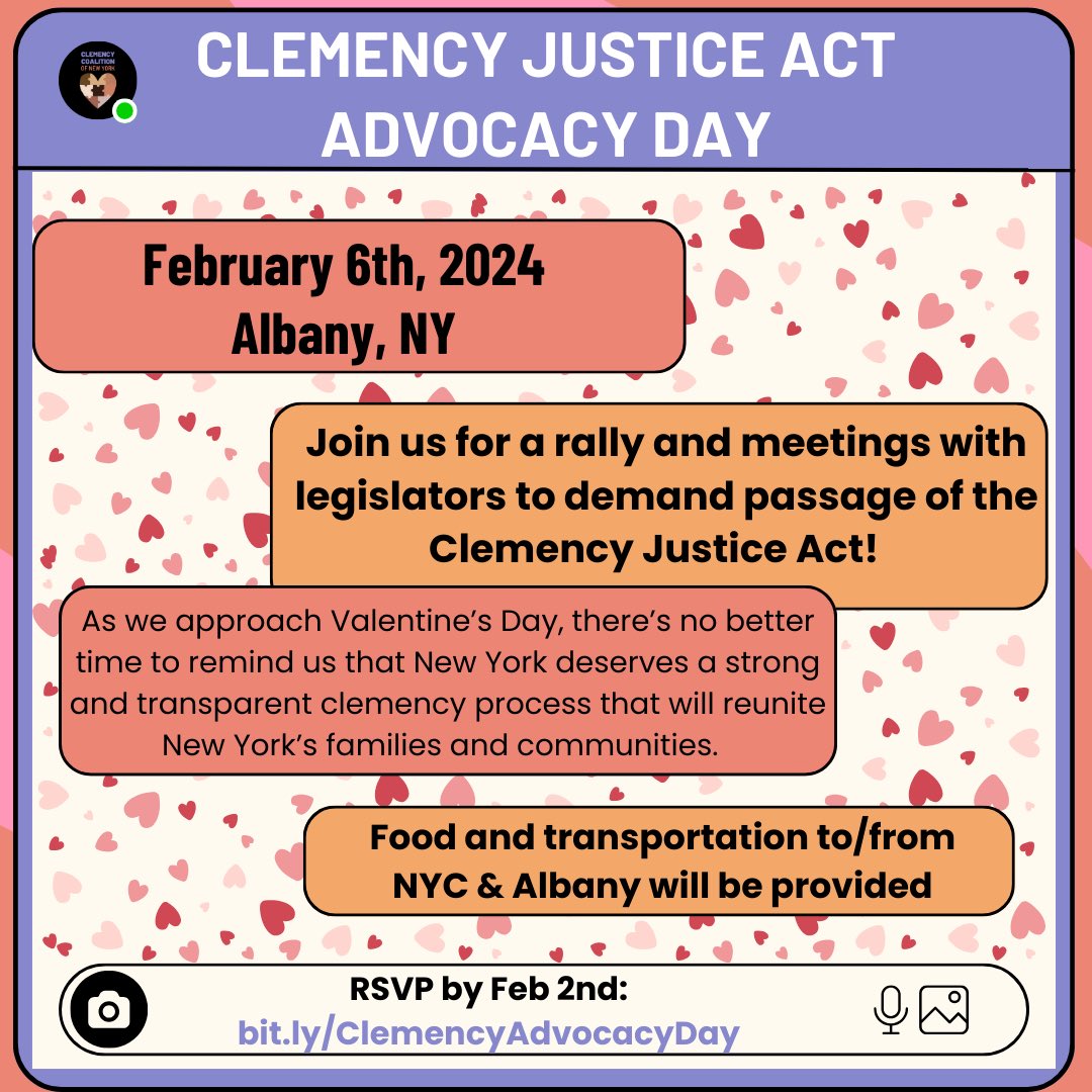 Clemency Coalition of New York tweet media