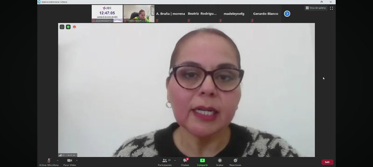 IEC_Coahuila's tweet photo. En estos momentos, la Comisión de Paridad e Inclusión del IEC lleva a cabo una Sesión Ordinaria en modalidad virtual. 
Sigue la transmisión en vivo en nuestras redes sociales. https://t.co/hQSebATNV2