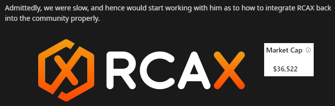 This_Red_Apple's tweet photo. Reddit's r/avatartrading community is making some big changes, including welcoming back community tokens! RCAX go brrrrr?! https://t.co/Cnzq4kOFQ7