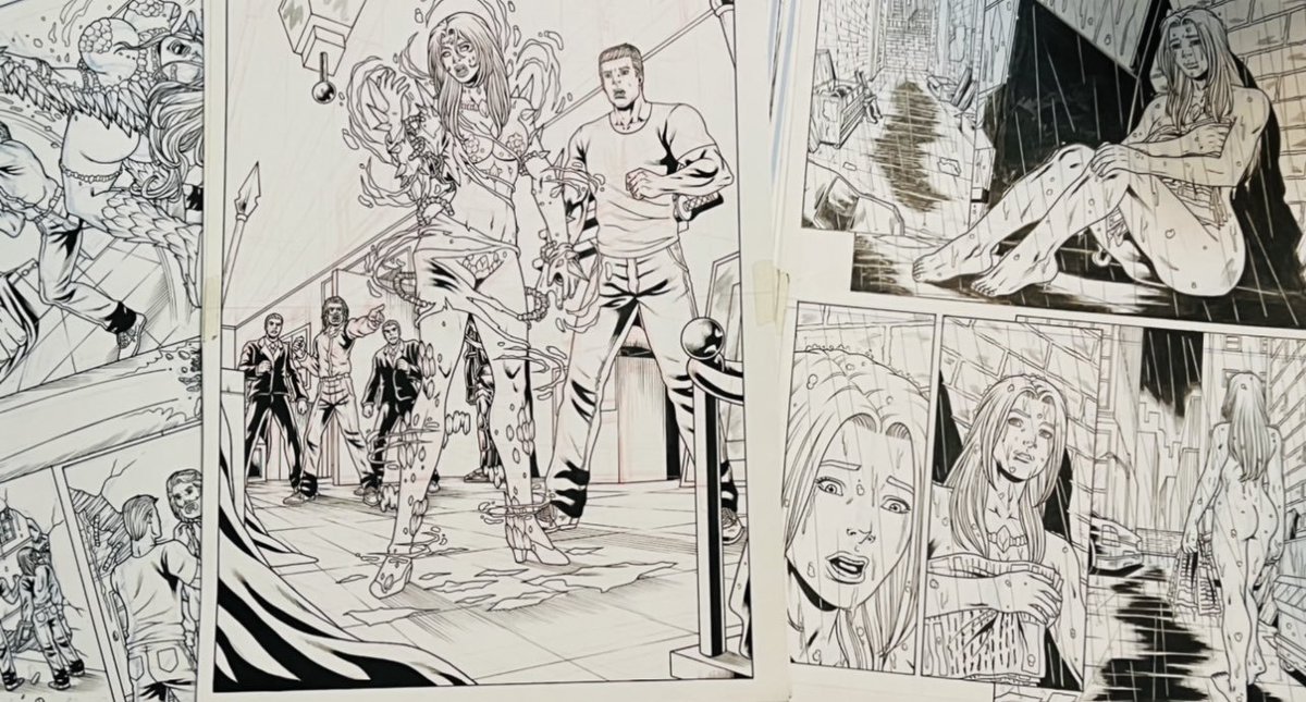 WartTheWizard's tweet photo. Hey hey! I've still got pages of GEMSHOCK ISSUE #1 original art available on the campaign page for only $150 each! All HAND DRAWN by my incredible artist Fernando Damasio! These pages are 🔥 ! All of the best action pages go first! Don't sleep on these!
💎 https://t.co/Vk7IxEkkwB https://t.co/6ja4wBwL0l