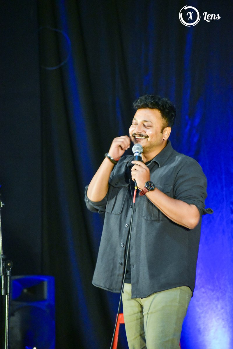 Xpressions’23 Day 1 ended with a bang! Akash Rout's opening act warmed up the crowd, followed by the eagerly anticipated Aakash Gupta, who hilariously tackled cricket, delighting everyone. 
#XIM #Comedy #Xpressions23