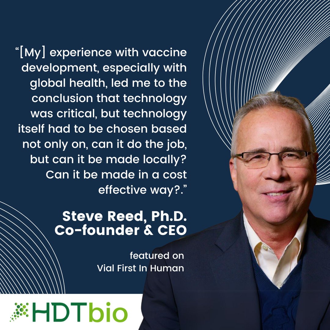 Steven Reed, our Co-founder and CEO, spoke to Rick McCormick of <a href="/VialTrials/">Vial</a>’s First In Human #podcast. They discussed Steve's journey from TB vaccines to our revolutionary repRNA vaccine platform and the future of #cancervaccines.

vial.com/blog/podcast/f…

#RNA #RNAvaccines