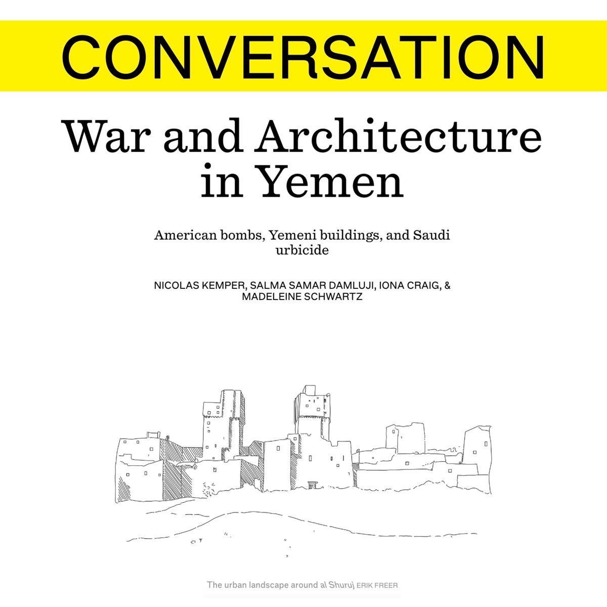 “I hope the world will discover before it’s too late that Yemen has a uniquely rich architectural heritage.' @kemper_nicolas, @ionacraig, Salma Samar Damluji, and @mmschwartz on war and architecture in Yemen, originally published in 2021. nyra.nyc/articles/war-a…
