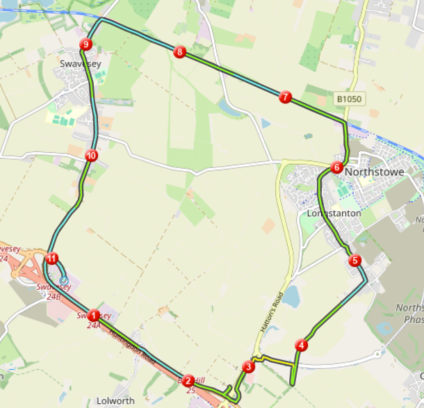 __Fenners__'s tweet photo. Rare #longslowrun during the week. Needed head torch for the initial hour. And it was a bit damp. I will be honest once I'd left the A1307/A14 didn't really know where I was, made the route up on the hoof. #ukrunchat https://t.co/dYcgw3ApDF