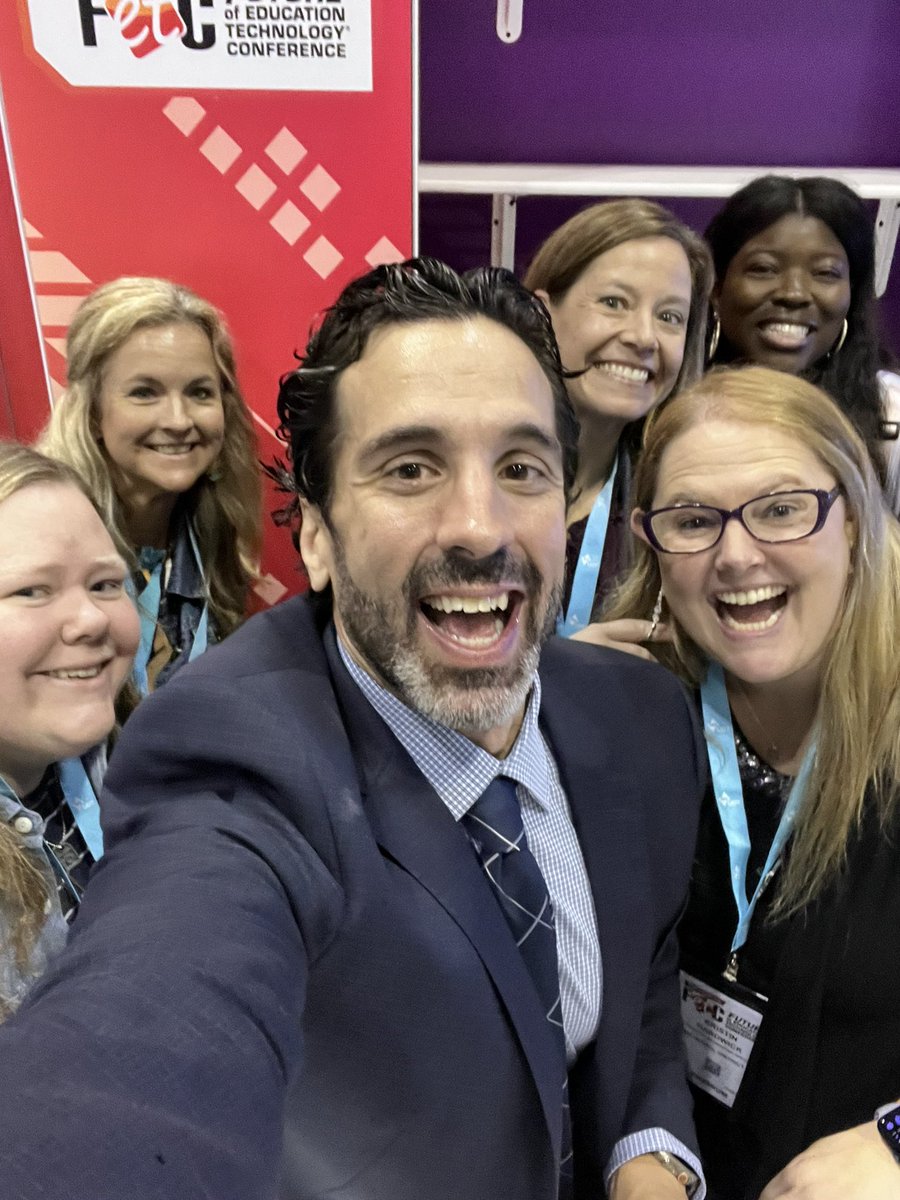 Thanks <a href="/gcouros/">George Couros</a> for talking with our team. We are big fans of Innovator Mindset! 

#FETC