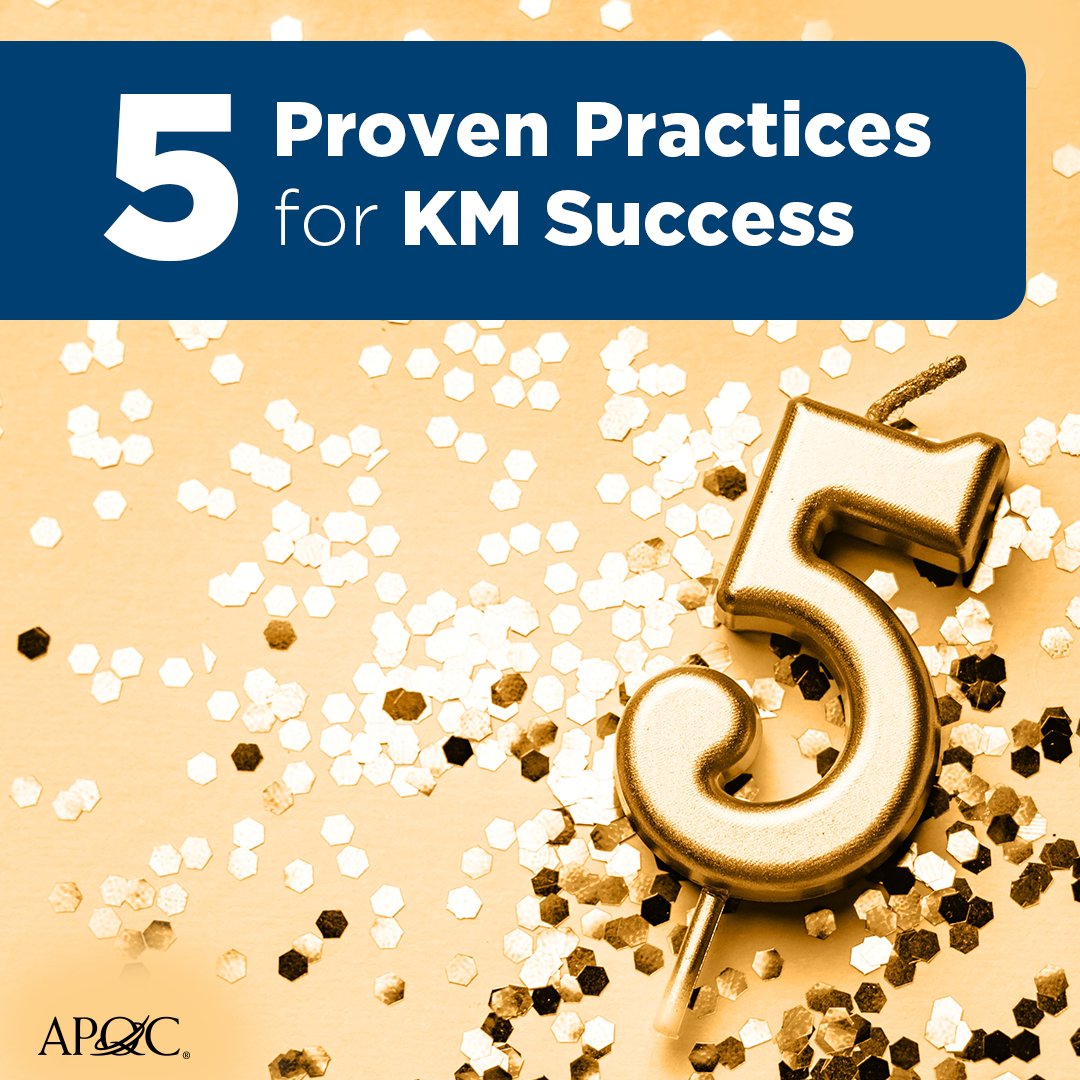 APQC's tweet image. Check out this new #APQCblog from Lynda Braksiek on how to improve your #knowledgemanagement strategy: apqc.org/blog/how-impro… #km #knowledgesharing #knowledgeexchange #kmers