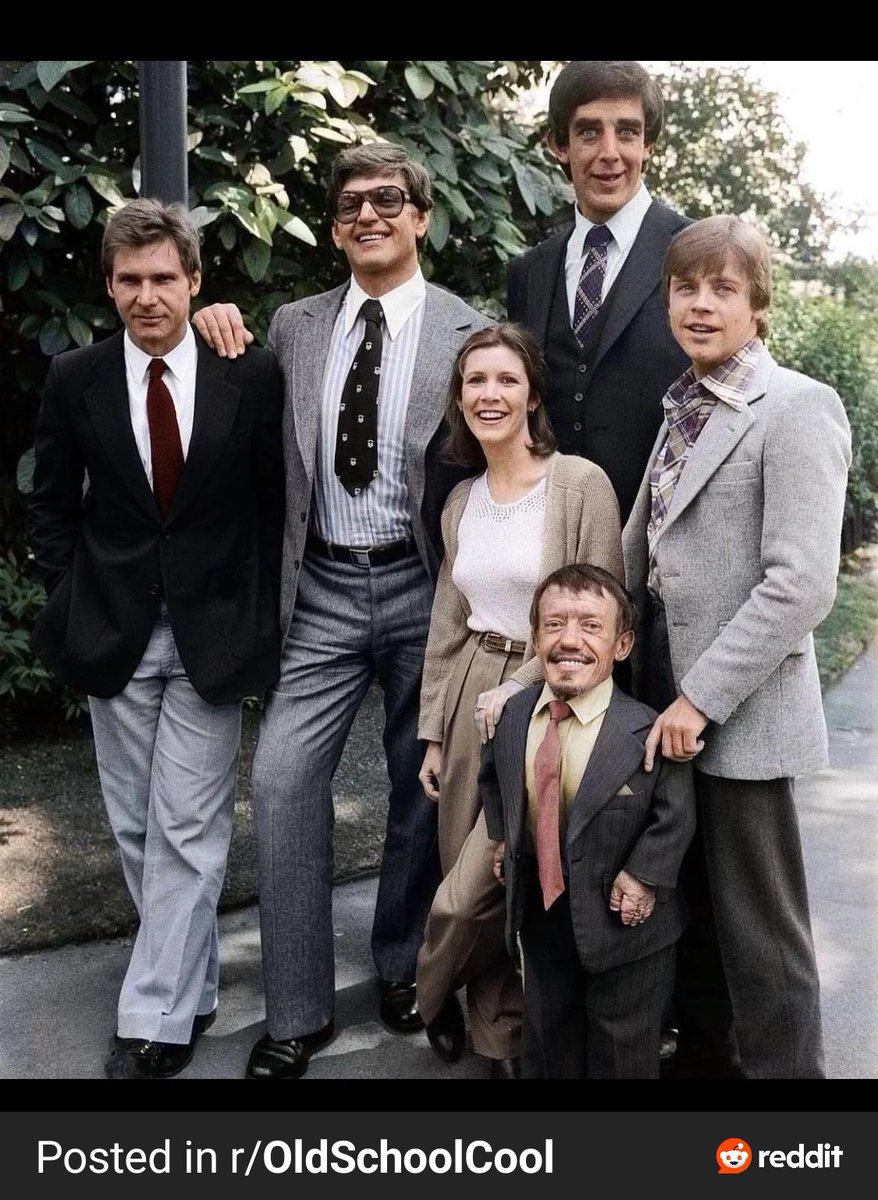 Star Wars cast out of costume, 1977
#StarWars