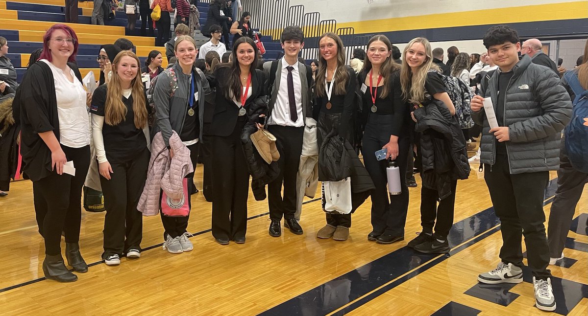 Congrats HOSA students!
Human Growth &amp; Development: 1st R Herrera, 2nd K Lary
Pharmacology: 4th C Lark
Clinical Lab Science: 5th M Vignjevik
Vet Science: 1st A Chambers
Job Seeking Skills: 3rd E Demeulenaere 
Forensic Science: 2nd A Ferguson &amp; O Luther, 5th K Knobel &amp; M Dodge